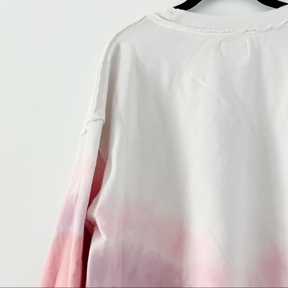 NWT Free People FP Movement Metti Ombré Sweatshirt - Pink - Picture 12 of 15